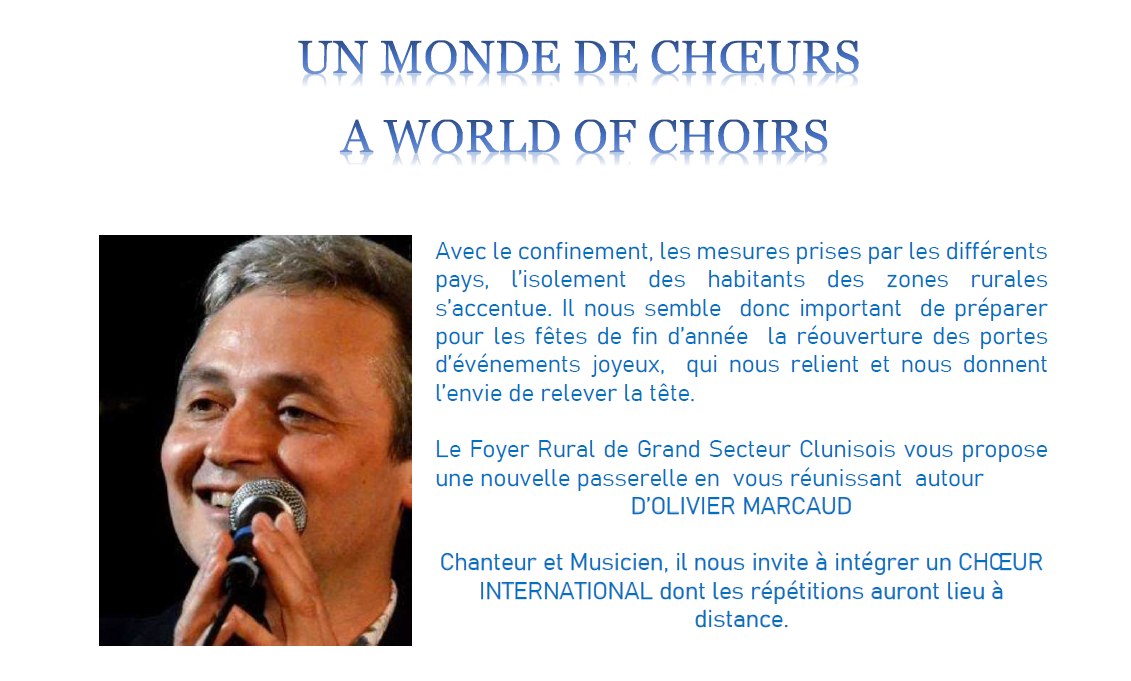 Un monde de choeurs – A world of chors
