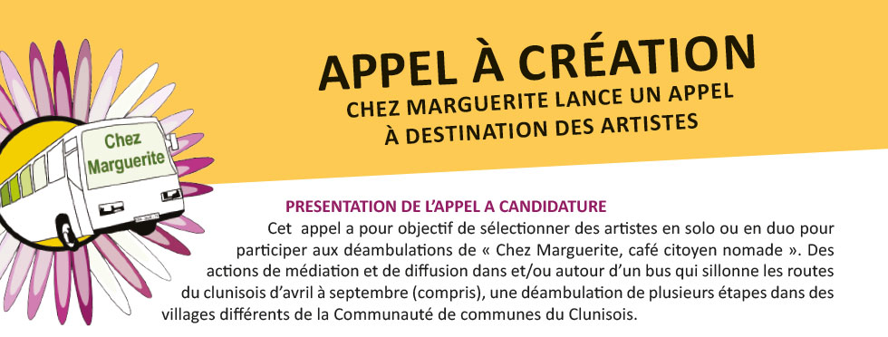 Appel à création – Chez Marguerite