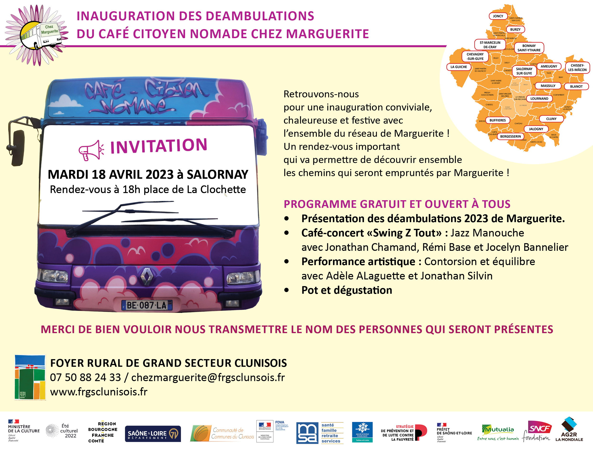 Inauguration des déambulations