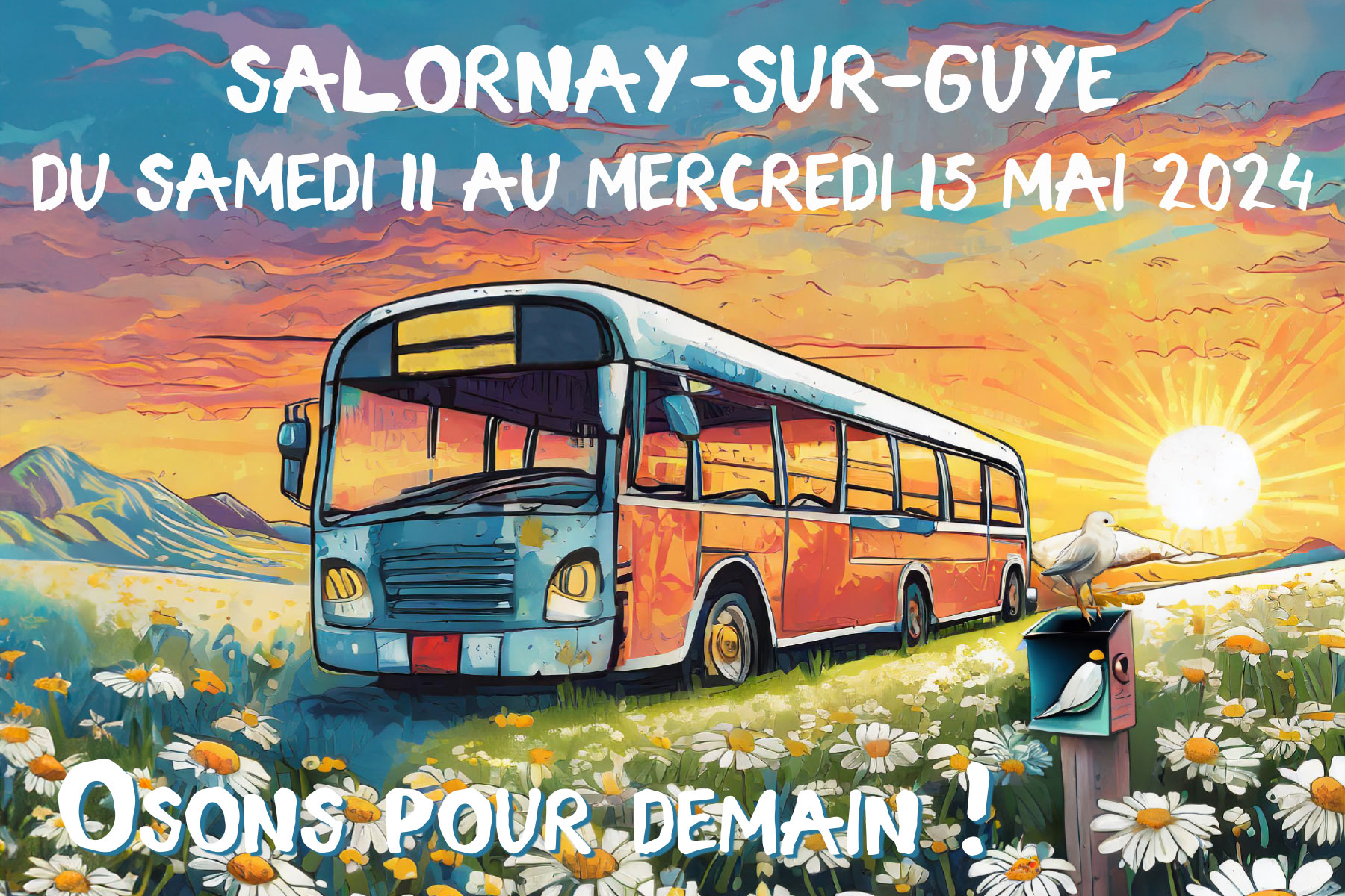 Osons pour demain – Salornay-sur-Guye – Du 11 au 15 mai 2024