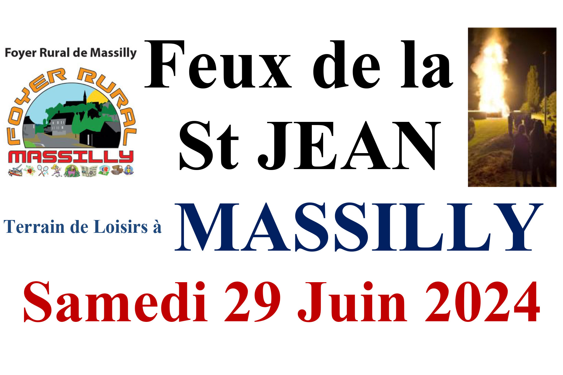 Feux de la Saint-Jean à Massilly