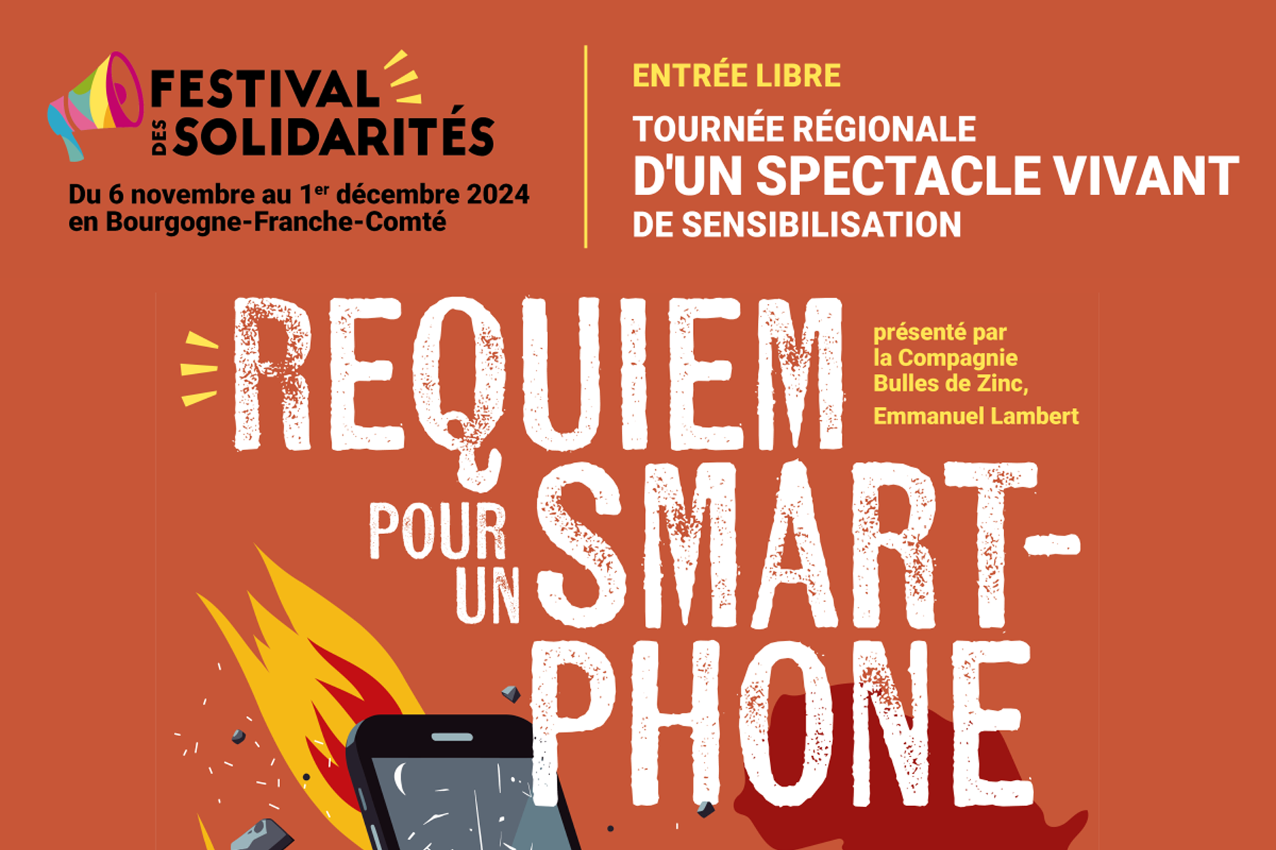 Le Festival des Solidarités 2024 – Requiem pour un smartphone